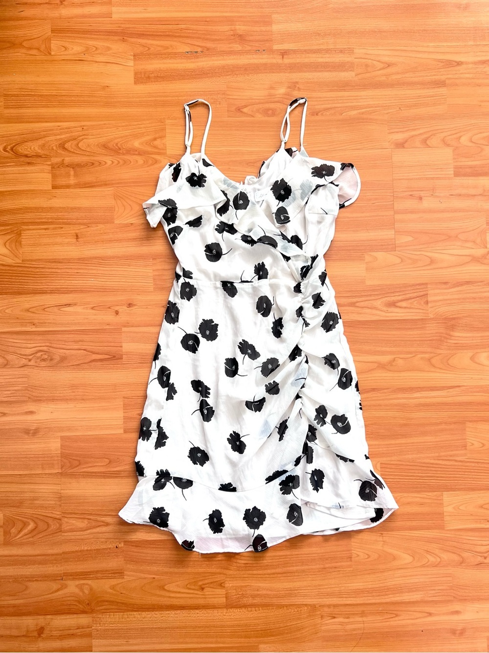 All In Favor Callie Floral Ruched Dress